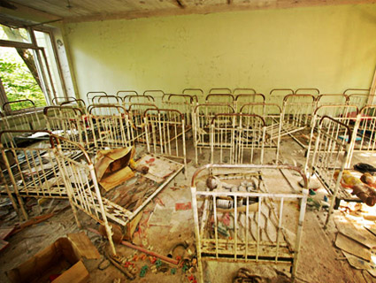 La crèche abandonnée dans le centre de Pripyat