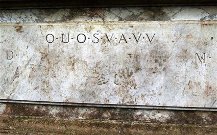 L'inscription de Shugborough